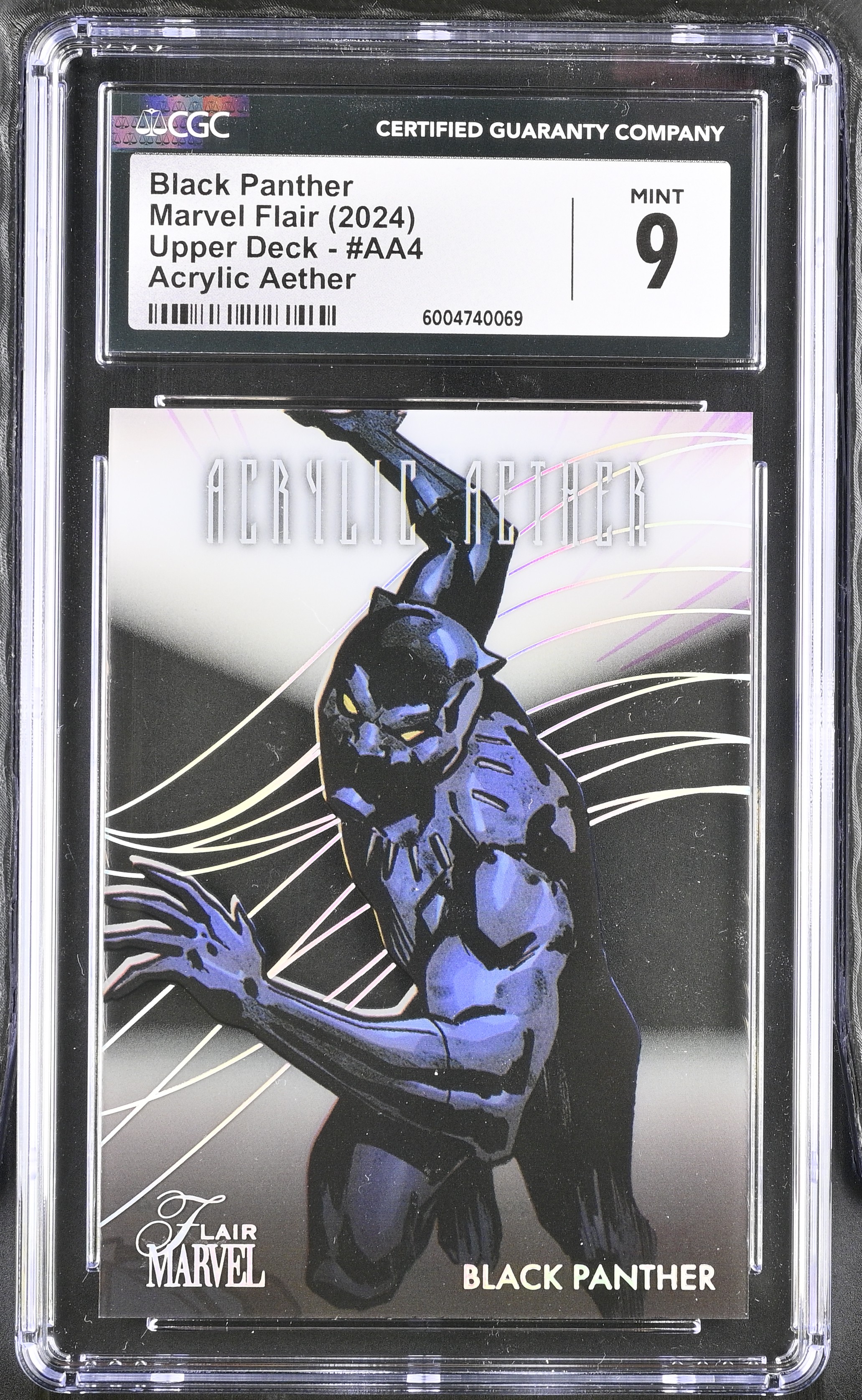 2024 #AA4 Black Panther CGC 9 Marvel Flair (2024 Upper Deck) - English