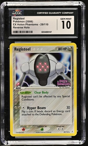 Pokemon - 2006 Registeel Reverse Holo #29/110 Ex Holon Phantoms CGC 10