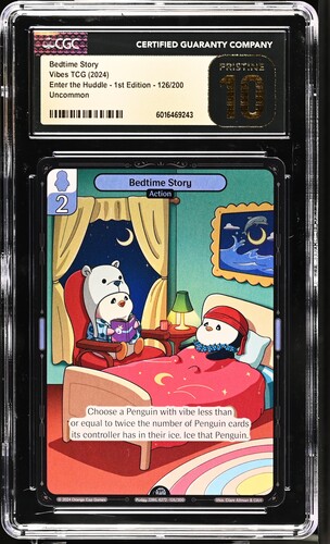 Vibes - 2024 Bedtime Story #126/200 Enter The Huddle - 1St Edition CGC PRISTINE 10