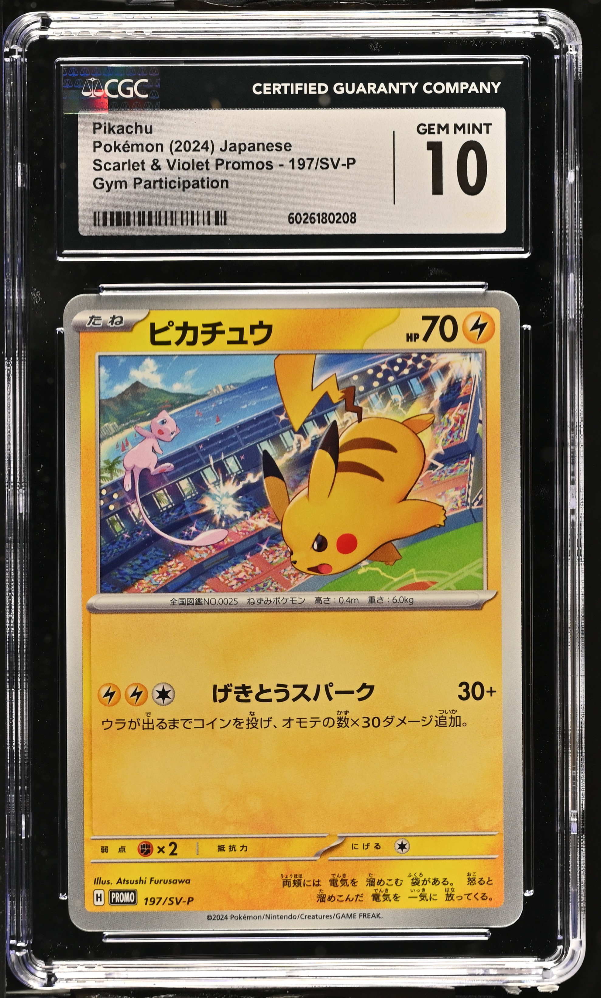 Pikachu Promo Japonés 2024 #197/SV-P