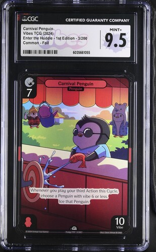 Vibes - 2024 Carnival Penguin #3/200 Enter The Huddle - 1St Edition CGC 9.5