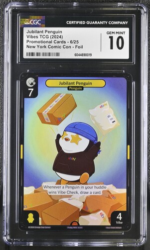 Vibes - 2024 Jubilant Penguin New York Comic Con #6/25 Promotional Cards CGC 10
