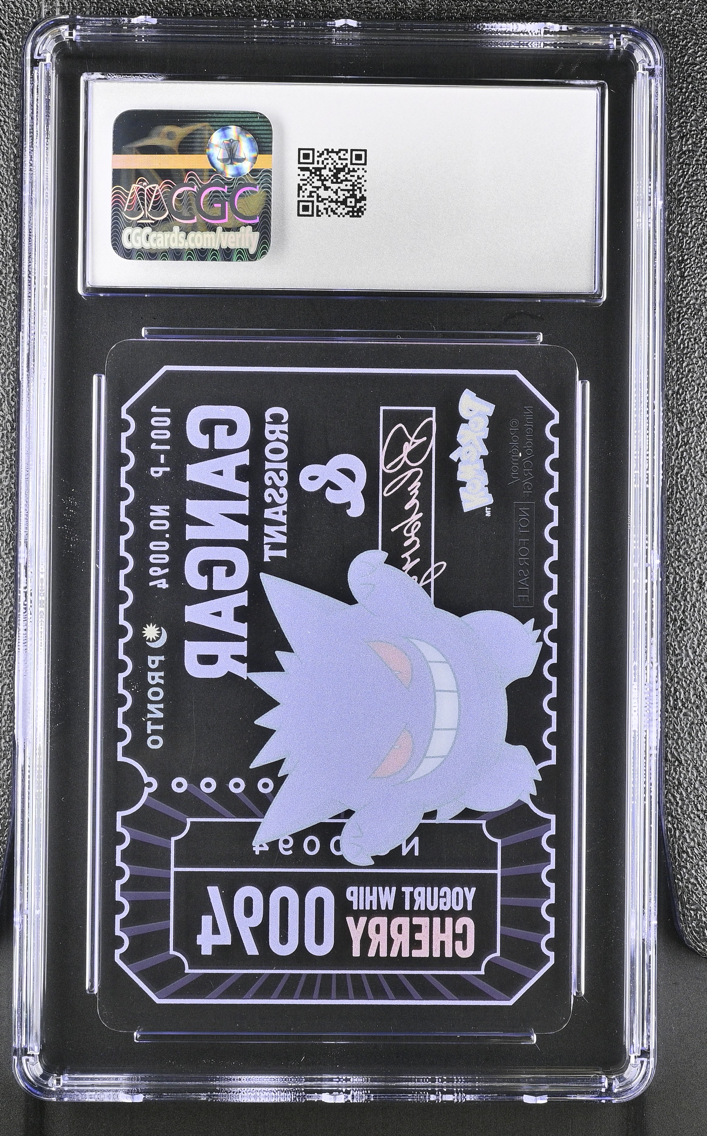 superboo's 2025 Pokmon x Pronto Gengar Clear Card #0094 CGC 9 | Card Ladder