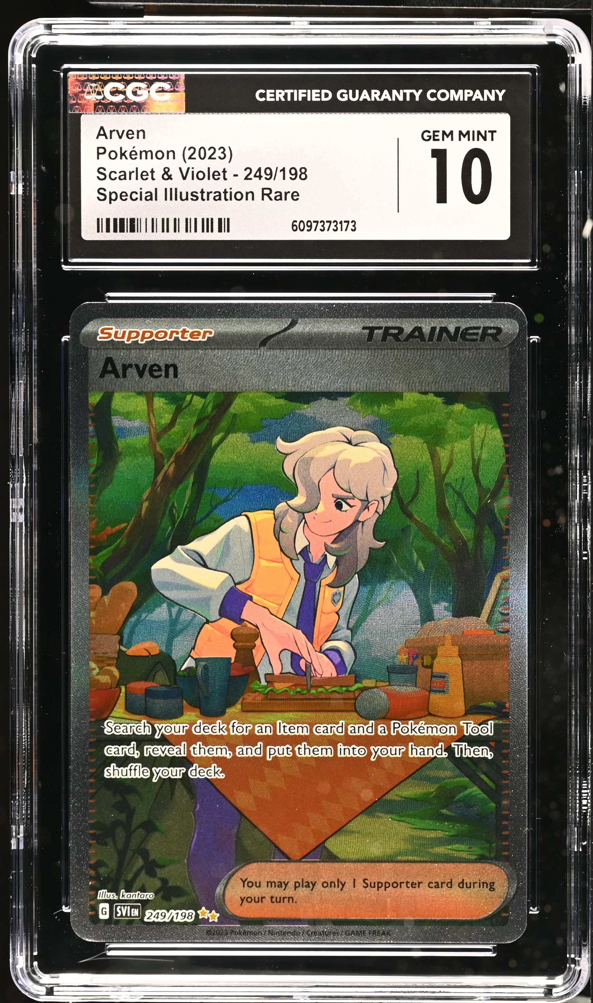 2023 #249 Arven CGC 10 Scarlet & Violet - SV1EN - English