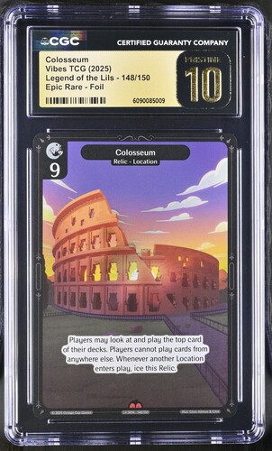 Vibes - 2025 Colosseum Foil #148/150 Legend Of The Lils CGC PRISTINE 10