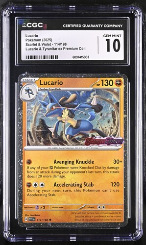 - Lucario & Tyranitar Premium Coll. Scarlet & Violet