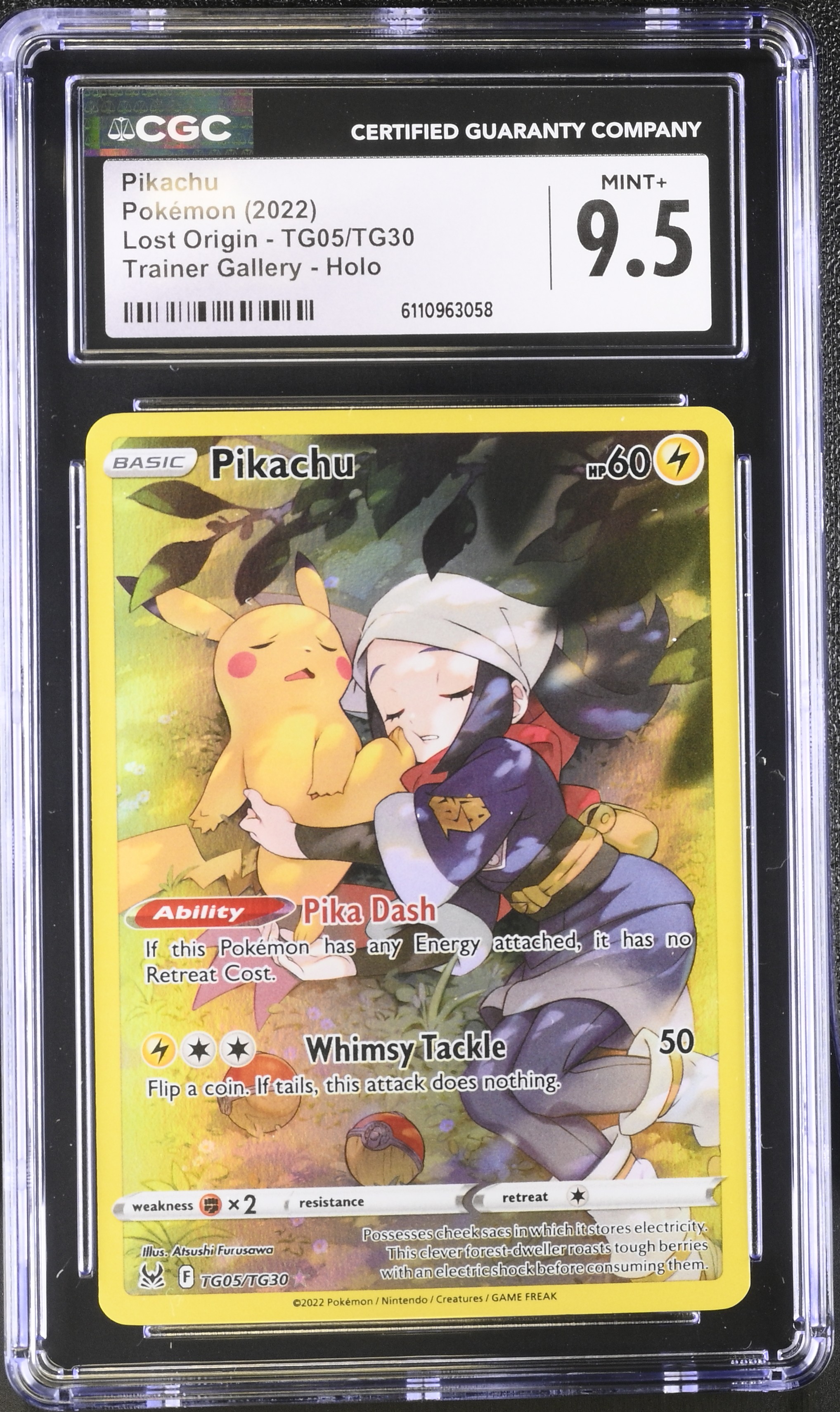 2022 #TG05/TG30 Pikachu CGC 9.5 Lost Origin - English