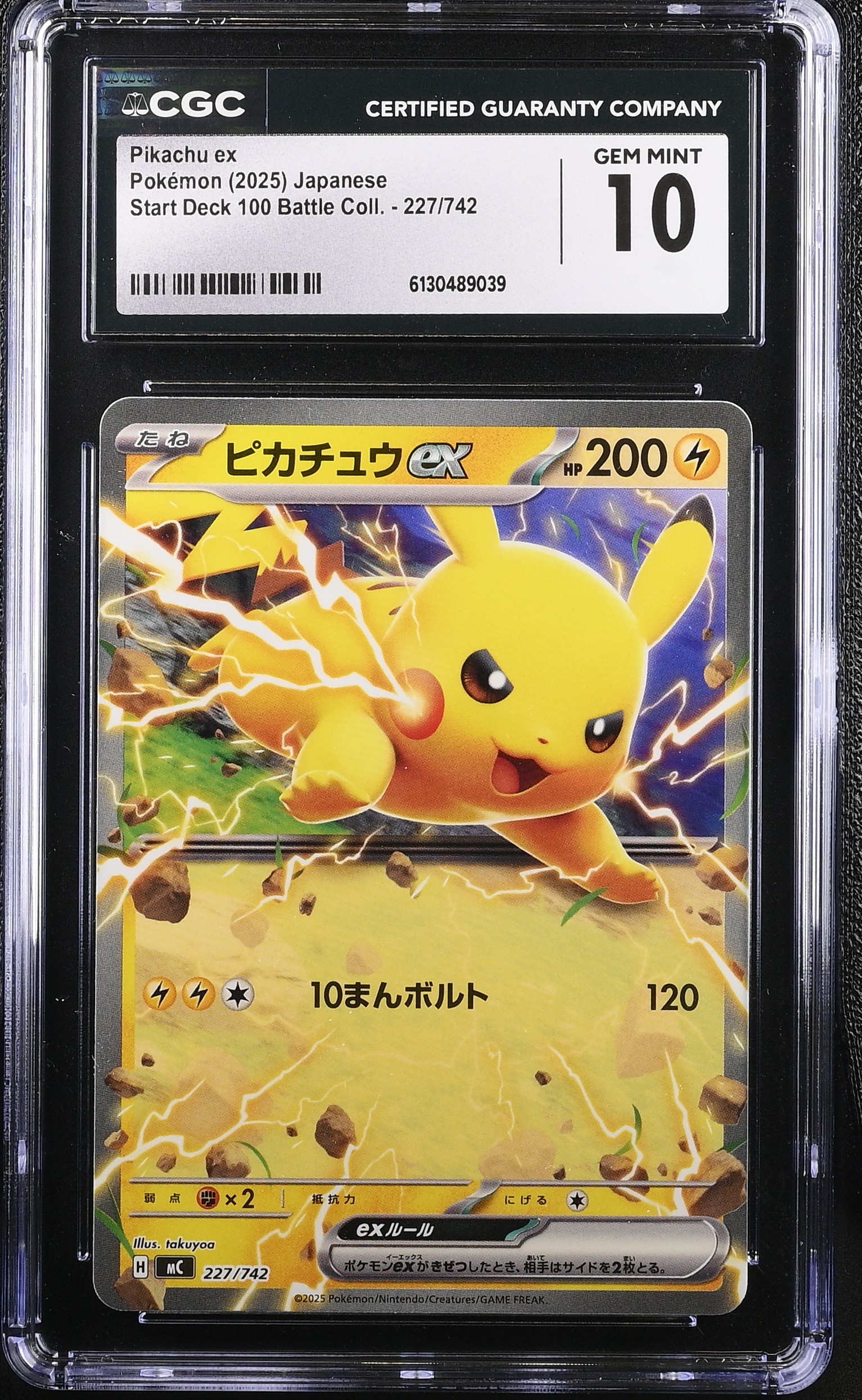 Pikachu ex #227 (Japón)