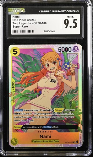 One Piece - 2024 Nami  #OP08-106 Two Legends CGC 9.5