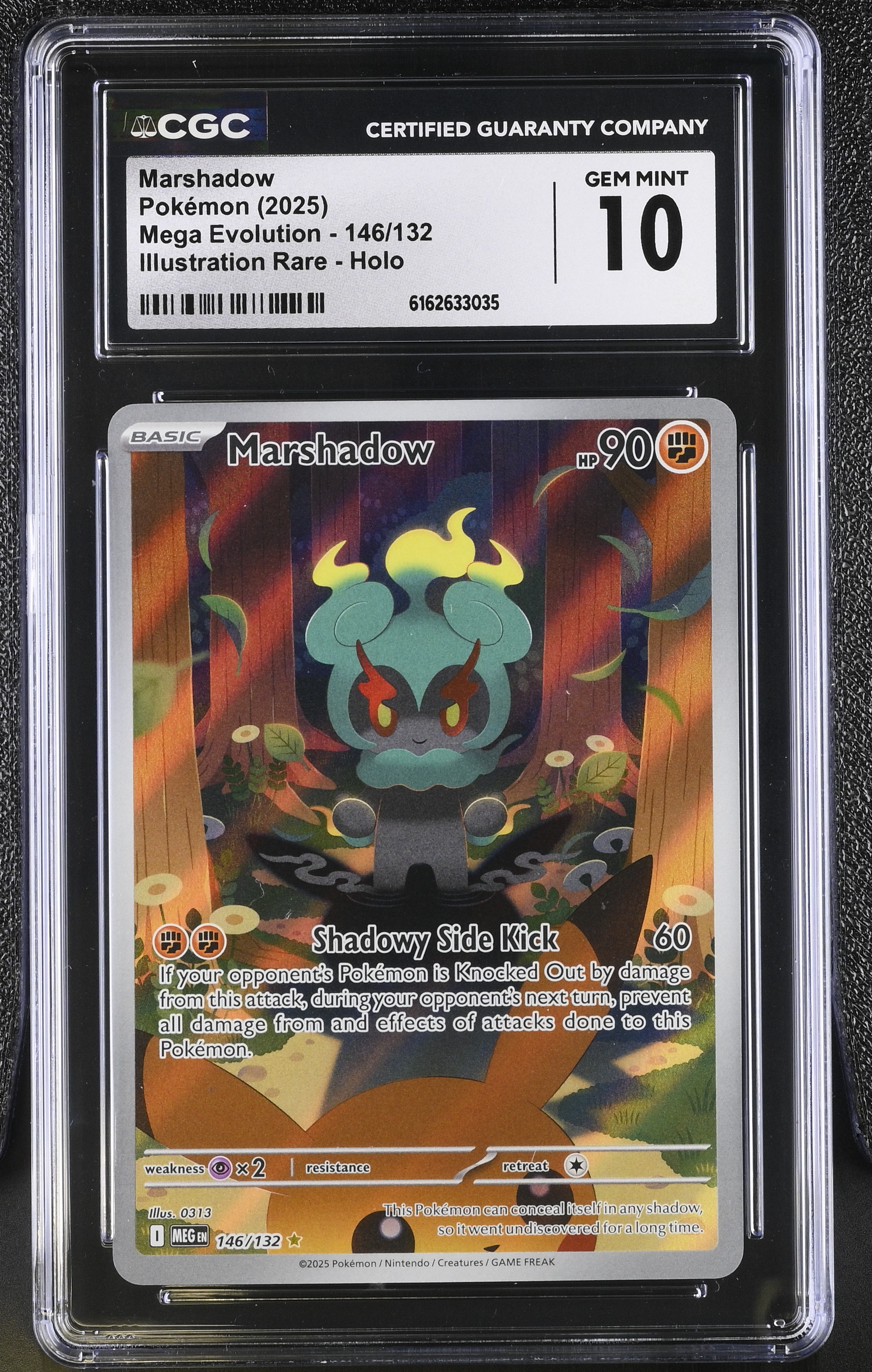 2025 #146 Marshadow CGC 10 Mega Evolution - MEG EN - English