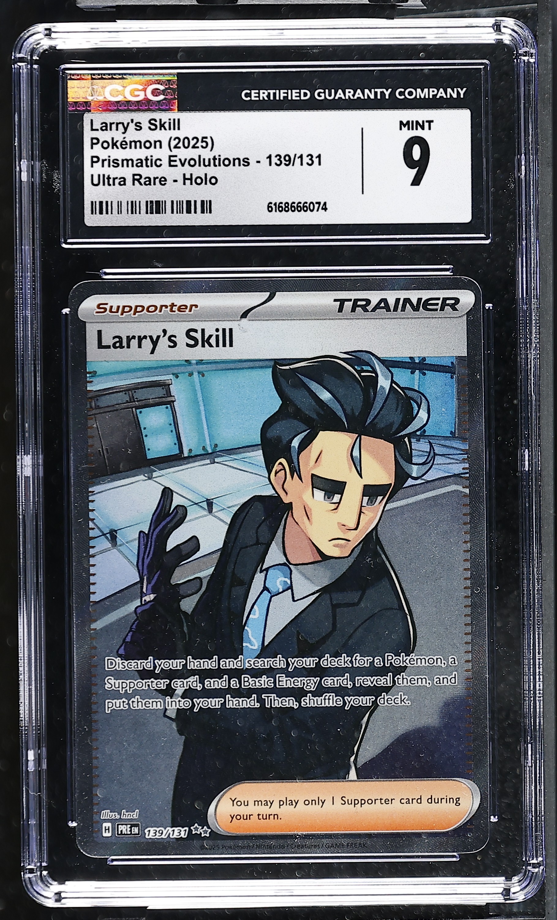 2025 #139 Larry's Skill CGC 9 Prismatic Evolutions - PRE EN - English