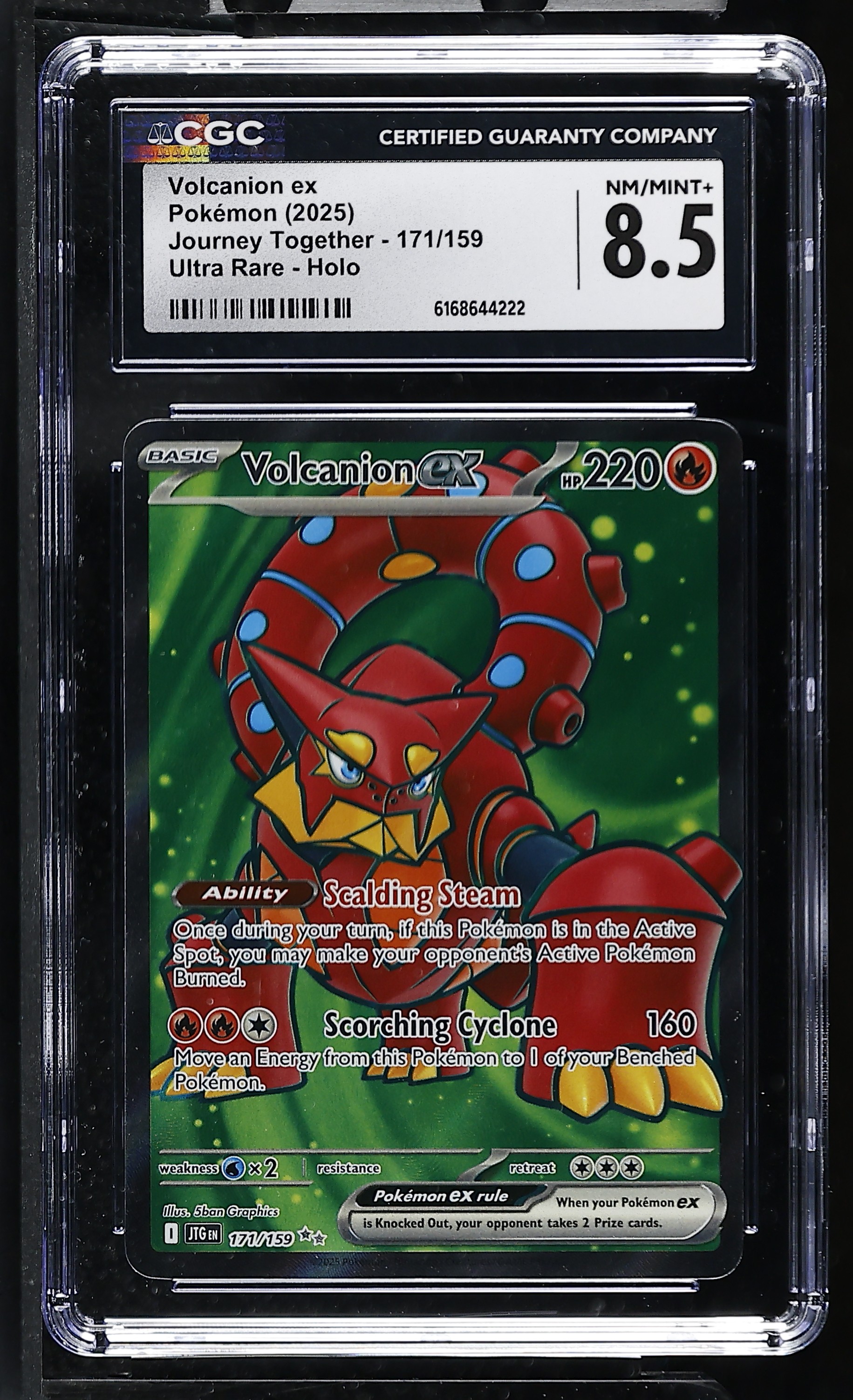 2025 #171 Volcanion ex CGC 8.5 Journey Together - JTG EN - English