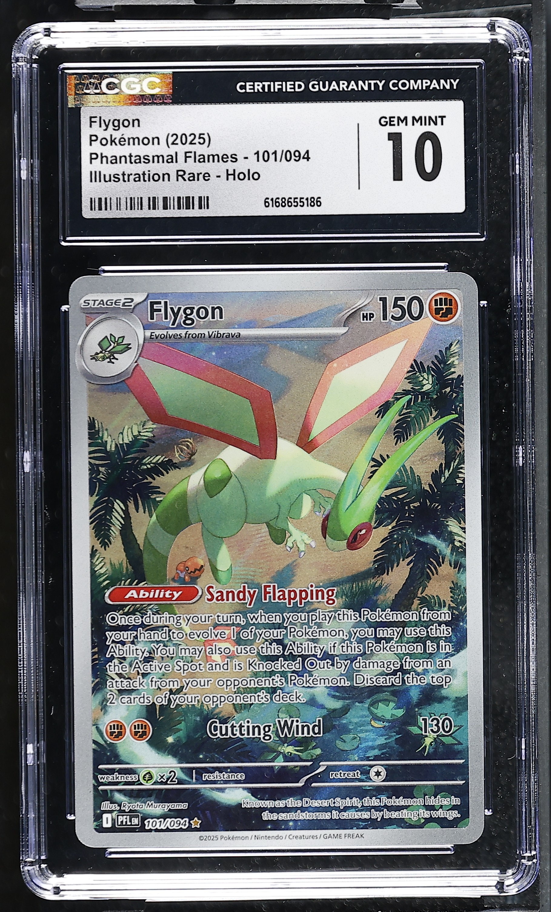 2025 #101 Flygon CGC 10 Phantasmal Flames - PFL EN - English