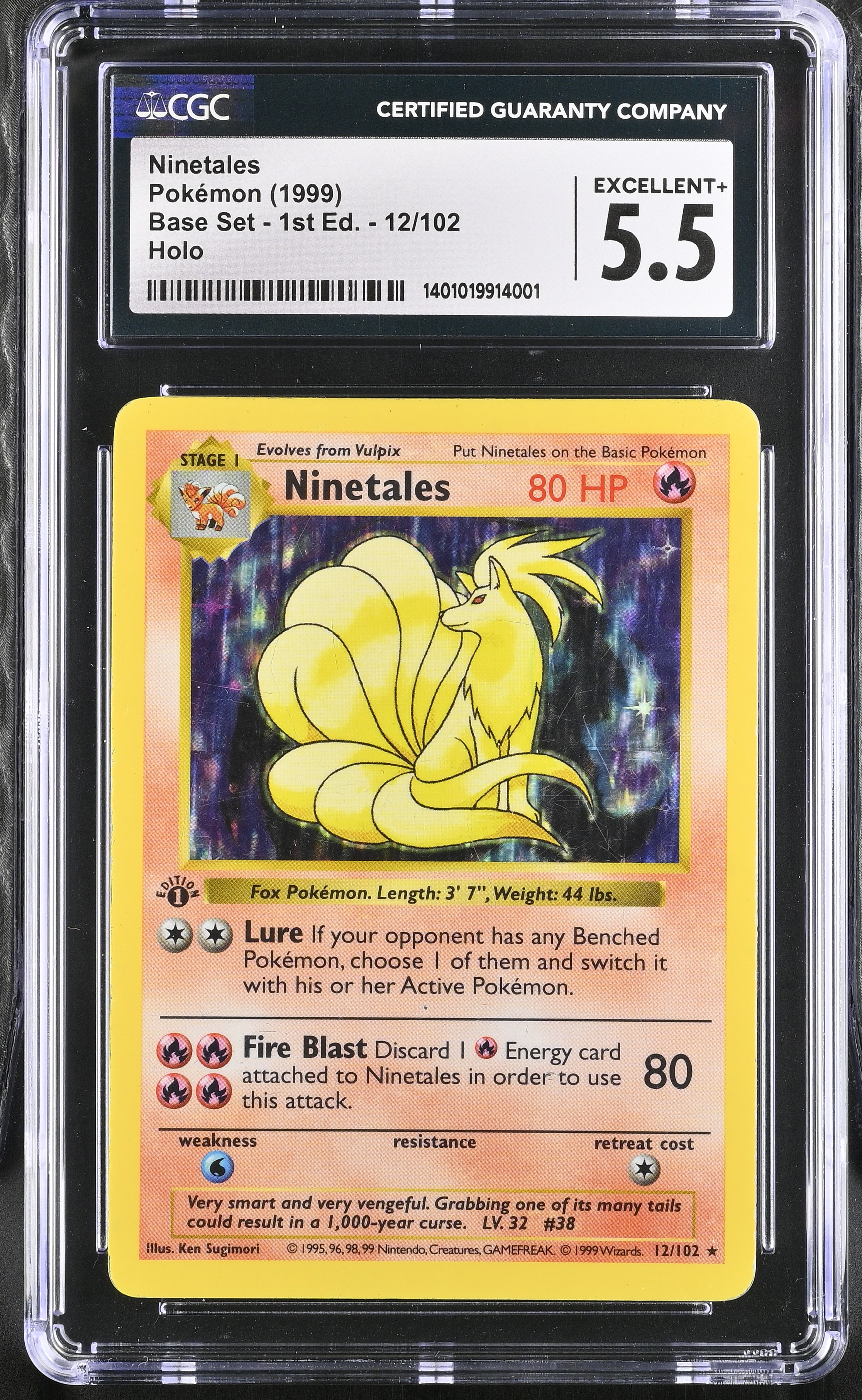 CGC　鑑定済　Ninetales Shadowless　英語版　1st ED CGC 鑑定済 Ninetales Shadowless 英語版 1st ED CGC 鑑定済